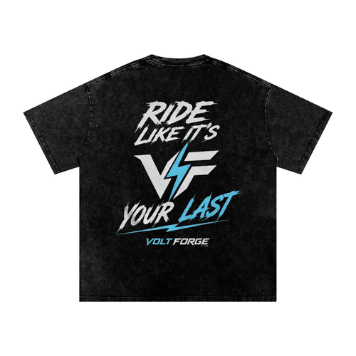 "ride like its your last" tee