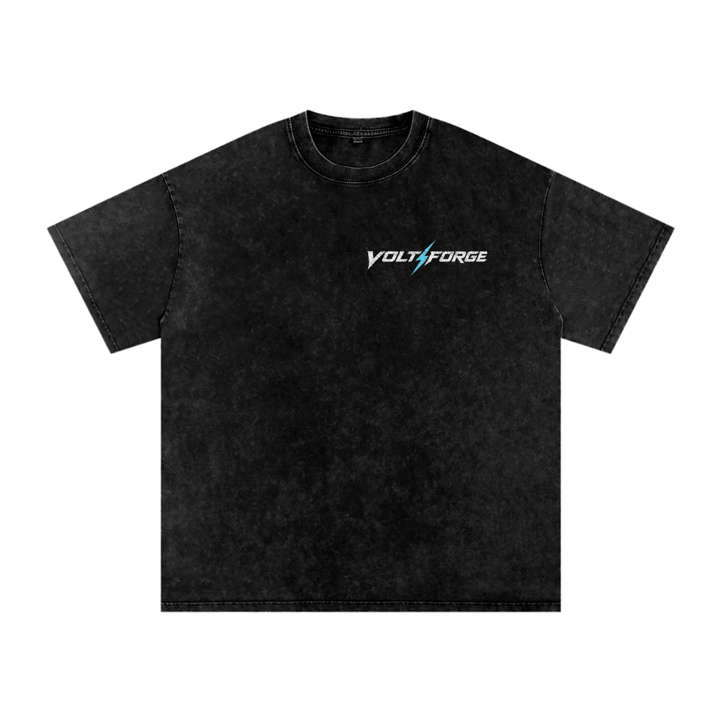 Round logo tee