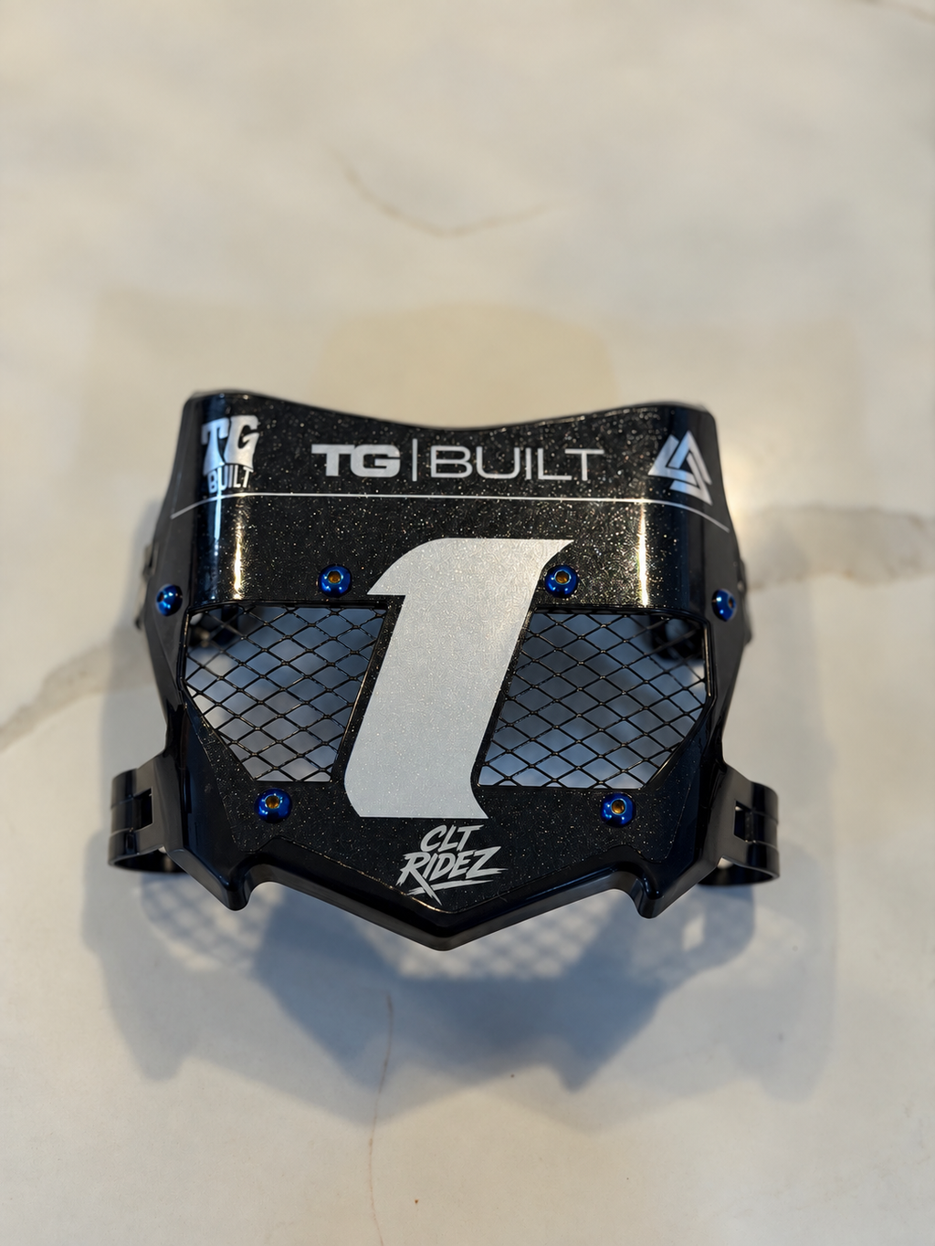 Real Titanium Vented Motocutz Plate