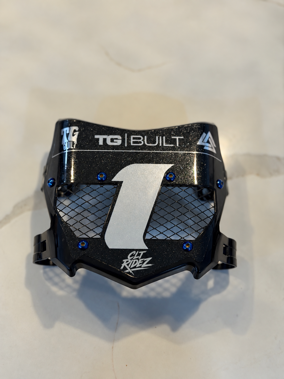 Real Titanium Vented Motocutz Plate