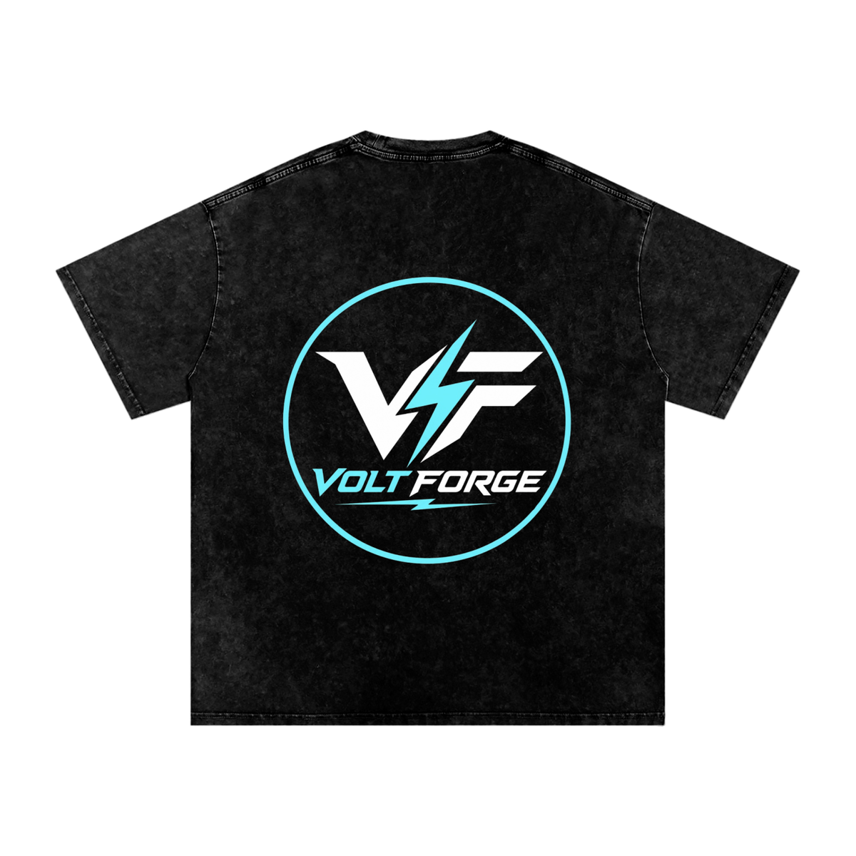 Round logo tee